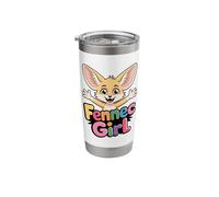 Fox Artistic Aesthetic Orange Cool Classic Vulpes Fennec Fox Stainless Steel Insulated Tumbler