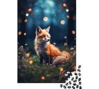 Fox at Night 1000-Piece Jigsaw Puzzle for Adults, 70x50cm/1000pcs, White Cardboard Construction, Screen-Free Leisure And Family Time
