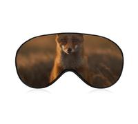 Fox at Sunset Eye Mask, Side Sleeping Mask Light Blindfold Sleeping Mask Nose Pad and Elastic Band for Children Women and Men