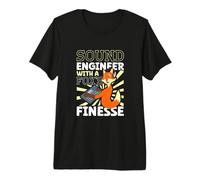 Fox at The Mixing Desk - Sound Engineer Premium T-Shirt