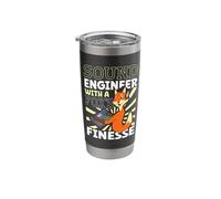 Fox at The Mixing Desk - Sound Engineer Stainless Steel Insulated Tumbler