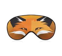 Fox Avatar Sleep Mask for Side Sleeper Light Blocking Night Blindfold Eye Shade Cover with Adjustable Strap Soft Breathable Zero Pressure Eye Masks for Travel Nap