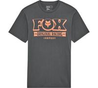 FOX BANNER SS PREM TEE Shirt dark shadow grau XL