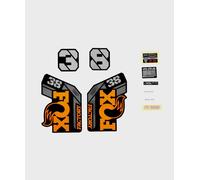 FOX Bicycle Cycle Bike Fork 38 Decal Kit: F-S Orange Logo Shiny Black 2021