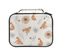 Fox Bird Tree Colored Pencil Bag Large Capacity Pencil Case for Colouring Pencils Pen Bag Marker Organizer
