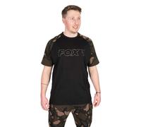 Fox Black / Camo Outline T-Shirt / Carp Fishing Clothing