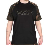 Fox Black/Camo Outline T-Shirt - Fishing Shirt