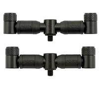 Fox Black Label 2 Rod Adjustable Buzz Bars, 150mm & 180mm, Aluminium, QR System, Fishing