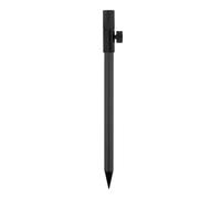 Fox Black Label Carbon 9" Bankstick | 3K Carbon and Black Anodized Aluminium | 12mm Diameter | Adjustable Length | Lightweight and Strong | Code CBS089.