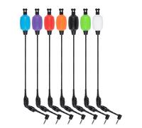 Fox Black Label Halo Dumpy Bobbin Green | Carp Fishing Bite Indicator | LED Glows Faintly when Alarm is on and Brightly to Indicate Bite | Opaque 10g Body & 14g Weight | Adjustable Clips | Code CBI142