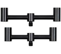 Fox Black Label Edition Slim Buzz Bar, 2 Rod 110mm - 125mm, Aluminium, Black