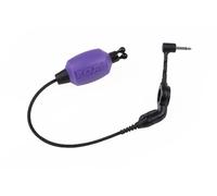 FOX Black Label Halo Dumpy Bobbin Purple | Carp Fishing Bite Indicator | LED Glows Faintly when Alarm is on and Brightly Indicates Bite | Opaque 10g Body & 14g Weight | Adjustable Clips | Code CBI144