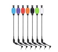Fox Black Label Halo Dumpy Bobbin Blue | Carp Fishing Bite Indicator | LED Glows Faintly when Alarm is on then Brightly to Indicate Bite | Opaque 10g Body & 14g Weight | Adjustable Clips | Code CBI143