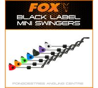 FOX BLACK LABEL MINI SWINGERS - ALL COLOURS | NEW - CARP FISHING BITE INDICATION