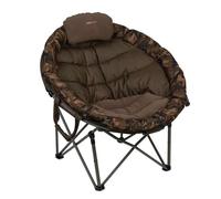 Fox Black Lounger Chair CBC106 - Solid, Round, Chaise Lounge - Camping, Office, Adult