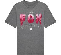 FOX Block Youth T-Shirt, dark grey, size YXL