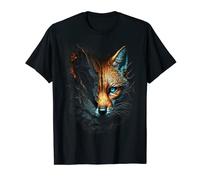 Fox Blue Eyes Animal Print Fox T-Shirt
