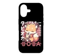 Fox Boba Tea Kawaii Bubble Tea Fox Anime Neko Red Fox Case for iPhone 17