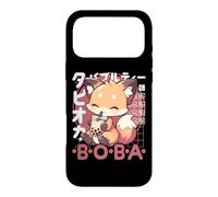 Fox Boba Tea Kawaii Bubble Tea Fox Anime Neko Red Fox Case for iPhone 17 Pro Max