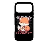 Fox Boba Tea Kawaii Bubble Tea Fox Anime Neko Red Fox Case for iPhone 17 Pro Max