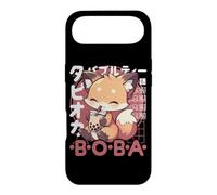 Fox Boba Tea Kawaii Bubble Tea Fox Anime Neko Red Fox Case for iPhone Air