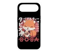 Fox Boba Tea Kawaii Bubble Tea Fox Anime Neko Red Fox Case for iPhone Air
