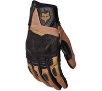 FOX Bomber Pro Air Adv Motocross Gloves, black/brown, size M