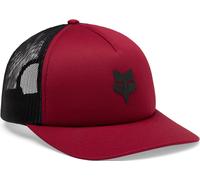 FOX Boundary Ladies Trucker Cap, black-red for Women