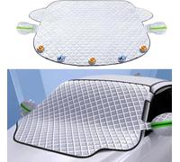 Fox·Bunny Car Windscreen Cover, Magnetic Protective Windscreen Cover, Snow, Ice and Sun Protection, Compatible with 99% of Cars (155 * 110 cm)
