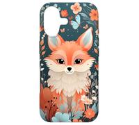 Fox Butterfly Forest Cute Anima Case for iPhone 17