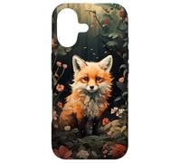 Fox Butterfly Forest Cute Anima Case for iPhone 17