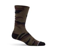 Fox Camo Crew Green Camo Socks XS/S