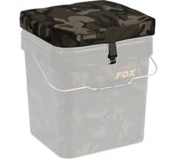 Fox Bucket Cushion Camolite - For Fishing & Feed Buckets - Green 29.5x26x5 cm