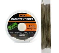 Fox Camotex Soft Coated Camo Braid 20m - Vorfachschnur