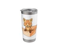 Fox Cardboard Box Stainless Steel Insulated Tumbler