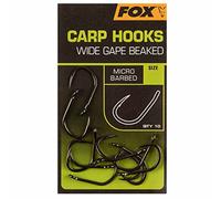 Fox Carp Hooks Wide Gape Beaked - 10 Karpfenhaken