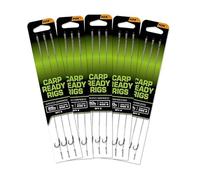 Fox Carp Ready Rigs Wide Gape Micro Barbed : 4