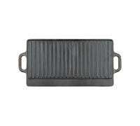 Fox Cast Iron Griddle Reversible Cooking Camping Cooking 50 x 23 cm