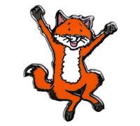 Pawprint Family | Fox Character Enamel Pin Badge | Percy the Park Keeper Official Merchandise