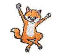 Pawprint Family | Fox Character Sew on Patch | Percy The Park Keeper Official Merchandise