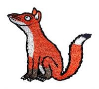 Pawprint Family | Fox Character Sew on Patch | Julia Donaldson and Axel Scheffler's The Gruffalo Official Merchandise