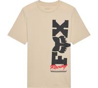 FOX Checker Youth T-Shirt, beige/black, size YS