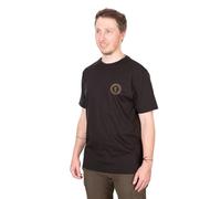 Fox Circle T-Shirt Black XL | Carp Fishing T-Shirt | Prominent Circle Print on the Back and a Smaller Circle Print on the Chest | Lightweight, Cool and Breathable | 100% Cotton | Code CFX545