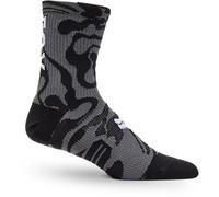 Fox Clothing 6" Ranger Frequency MTB Mountain Bike Socks Black