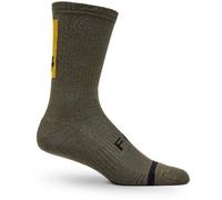 Fox Clothing 8" Defend MTB Mountain Bike Socks Military