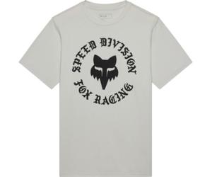 Fox Clothing Badge 195 Original Short Sleeve Tee Light Grey