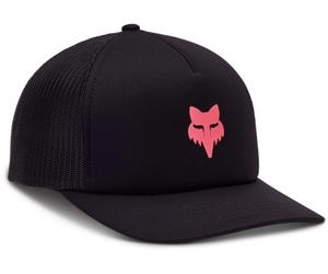 Fox Clothing Boundary Womens Trucker Snapback Hat Black/Pink