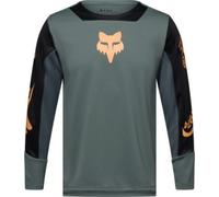 Fox Clothing Defend Creation Youth Long Sleeve Trail MTB Cycling Jersey Sage