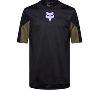 Fox Clothing Defend Park Short Sleeve MTB Cycling Jersey Black