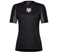 Fox Clothing Defend Park Womens Short Sleeve MTB Cycling Jersey Black